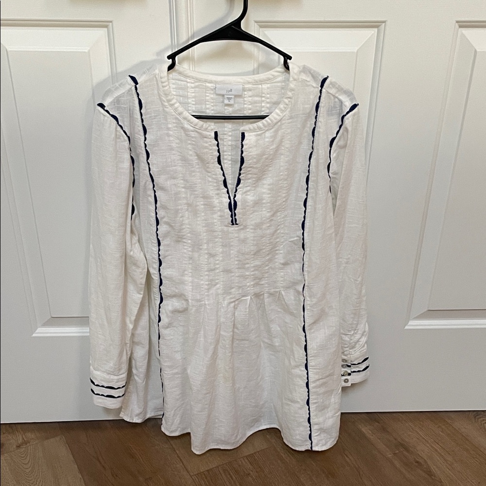 J Jill cotton tunic top